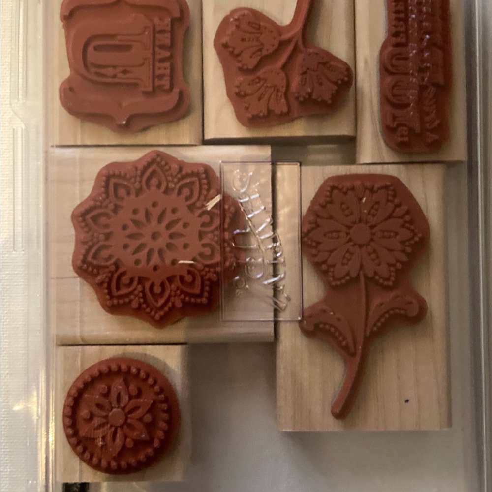 Stampin Up True Friends Rubber Stamps - 6 Piece Set - Picture 2 of 7